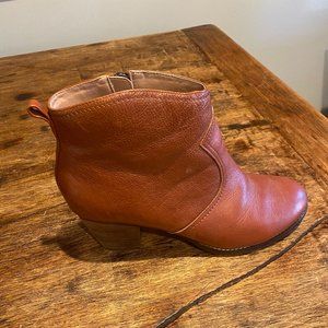 Lands' End Brown Heeled Boot